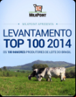 Os 100 maiores produtores de leite - 2014